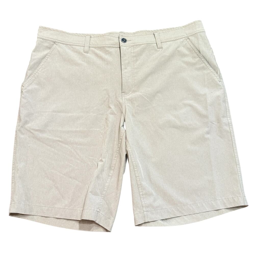 Cool keep stretch performance shorts, khaki, moisture wicking, 38